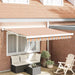 Uttrekkbar markise Flerfarget 350 x 250 x 165 cm