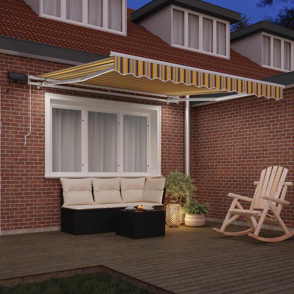 Innvendbar Markise med 350 x 250 cm stoff vidaXL