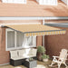 Innvendbar Markise Flerfarget 350 x 250 cm Polyester og stål vidaXL