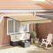 Markiseduk med Flerfarget 350 x 250 cm Polyester vidaXL