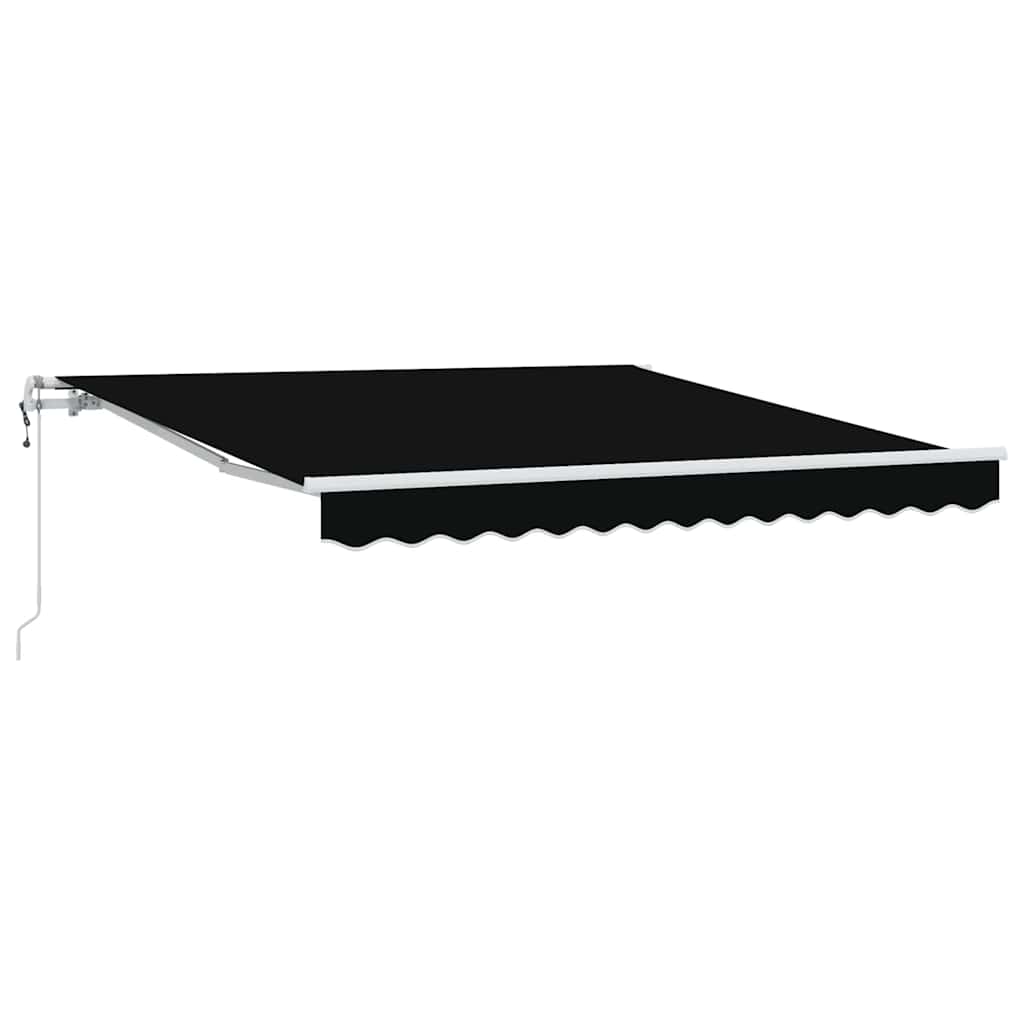 Elektrisk Utrekkbar Markise Svart 350 x 250 cm