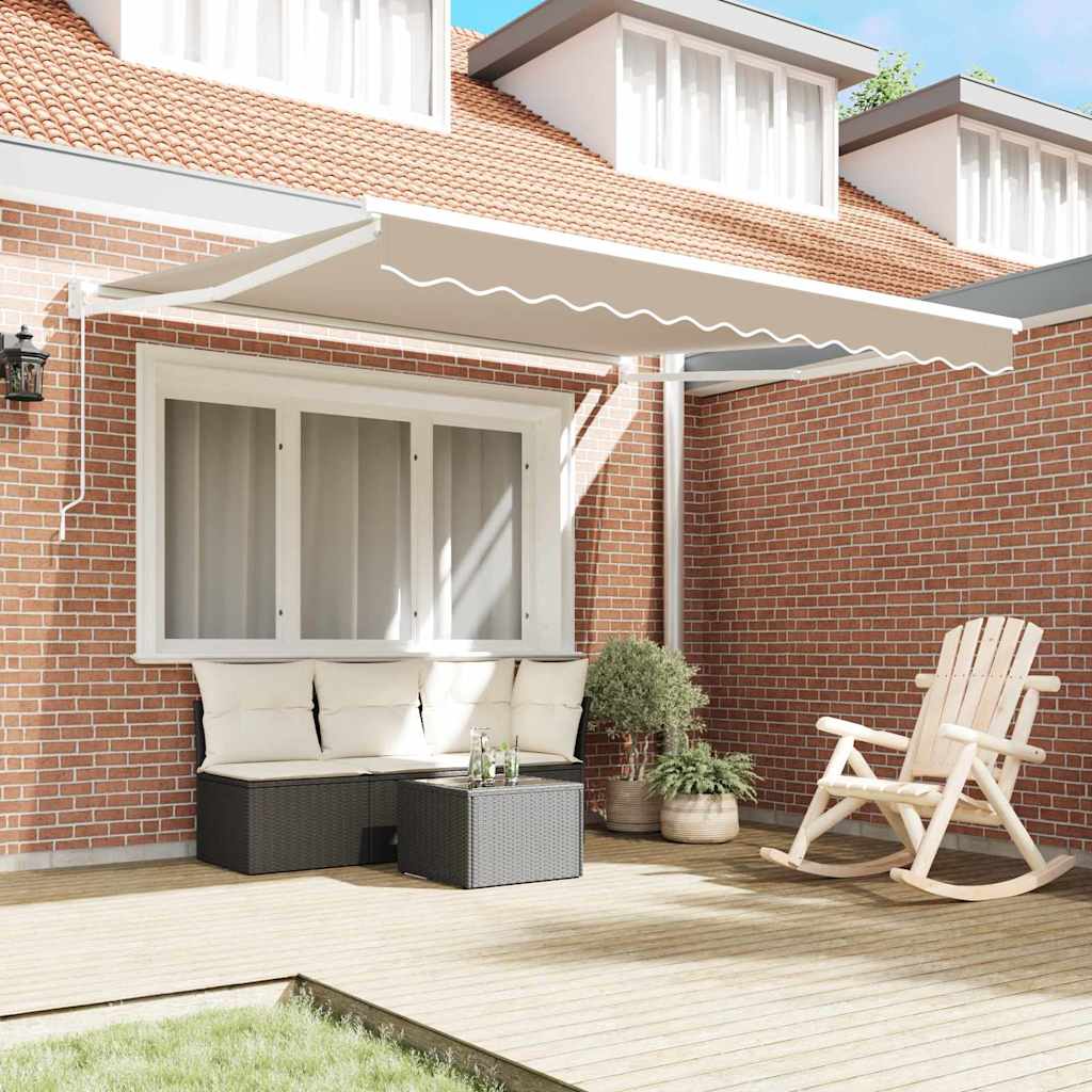 Uttrekkbar markise Beige 350 x 250 cm