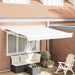 Innvendbar Markise Hvit 350 x 250 cm Polyester og aluminium vidaXL