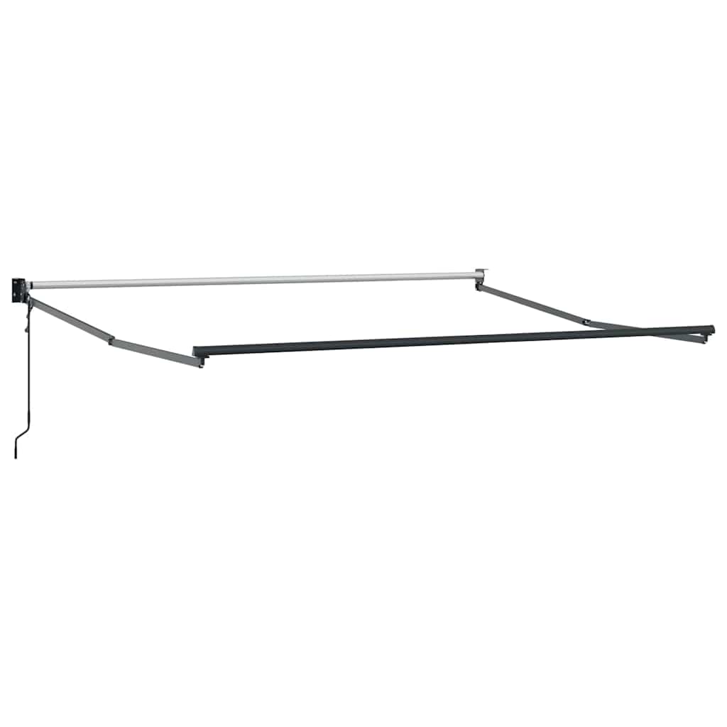 Markise Flerfarget 350 x 250 cm Polyester og Metall