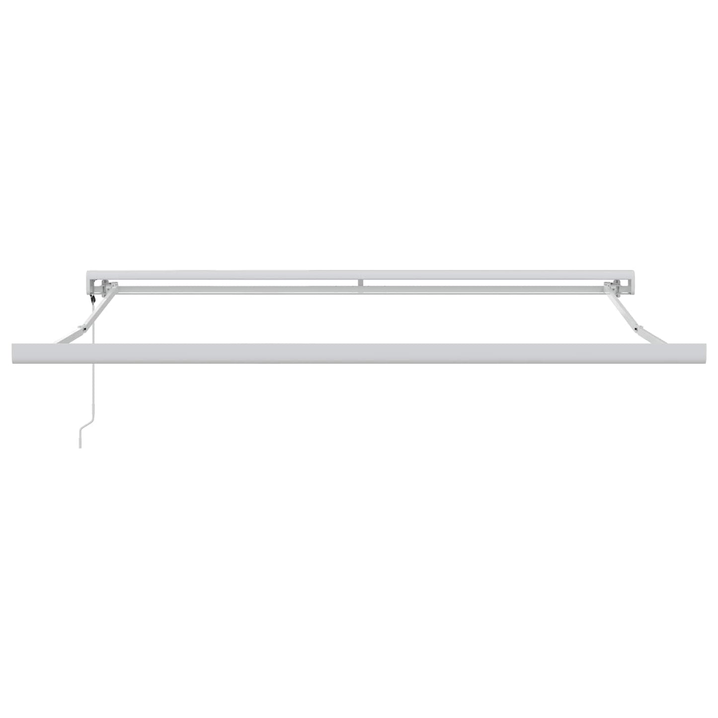 Uttrekkbar markise Grønn og gul 350 x 250 x 165 cm