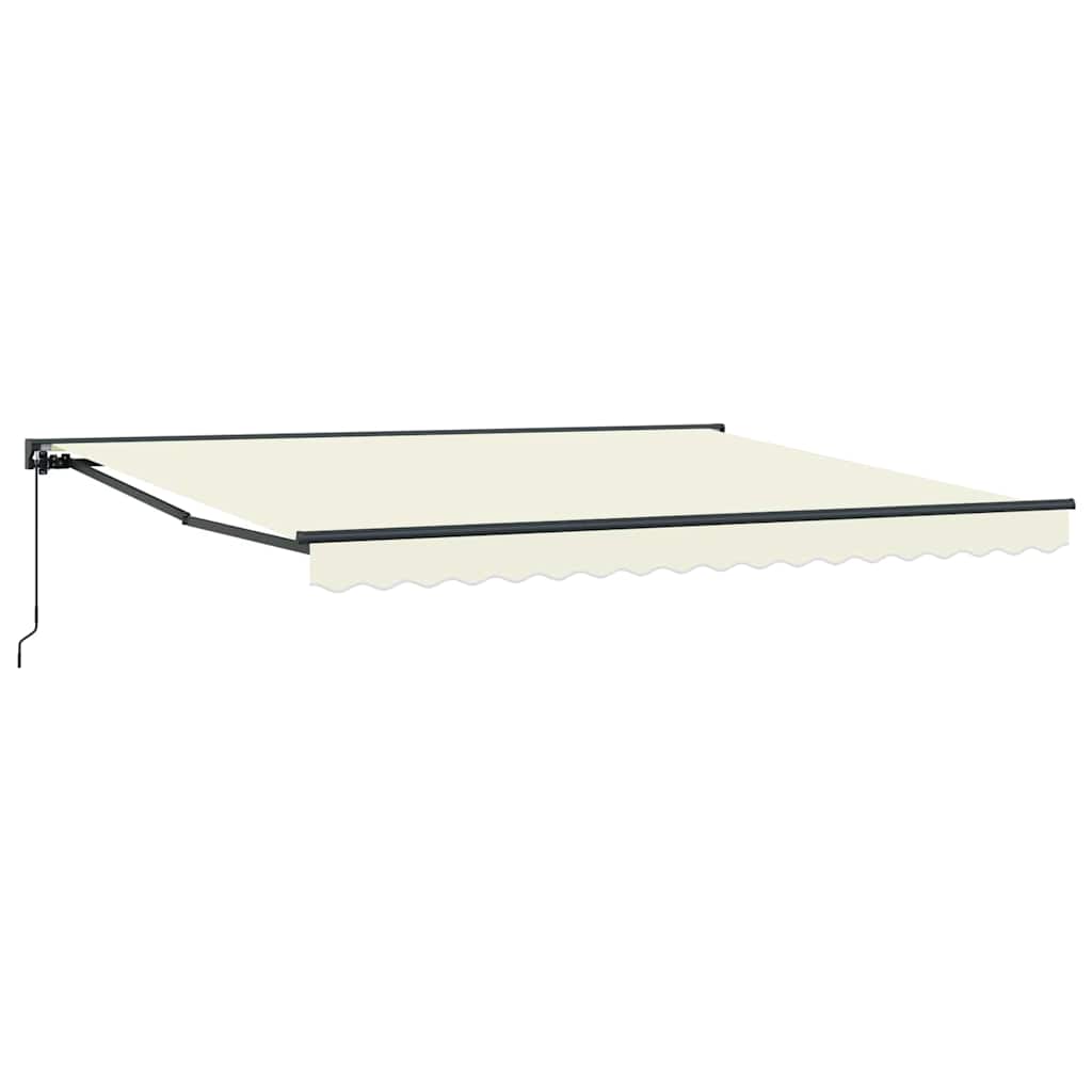 Markiseramme Krem 400 × 300 cm Polyester med PU-belegg