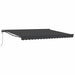 Innvendbar Markise Antrasitt 400 × 300 cm Polyester og Metall vidaXL
