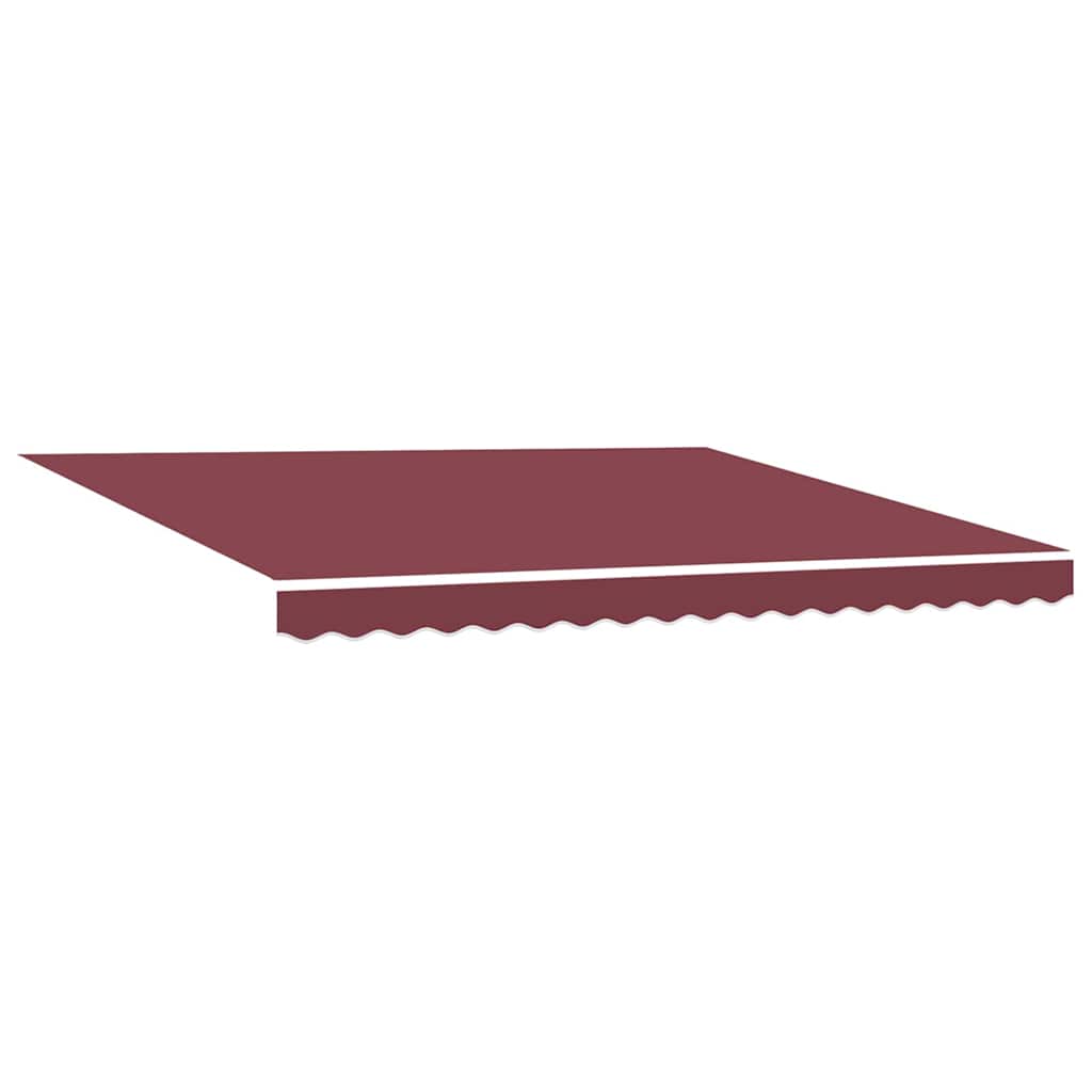 Markiseramme Burgunder 400 × 300 cm Polyester med PU-belegg