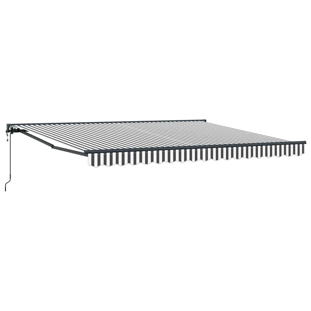 Markiseramme Antrasitt og Hvit 400 × 300 cm