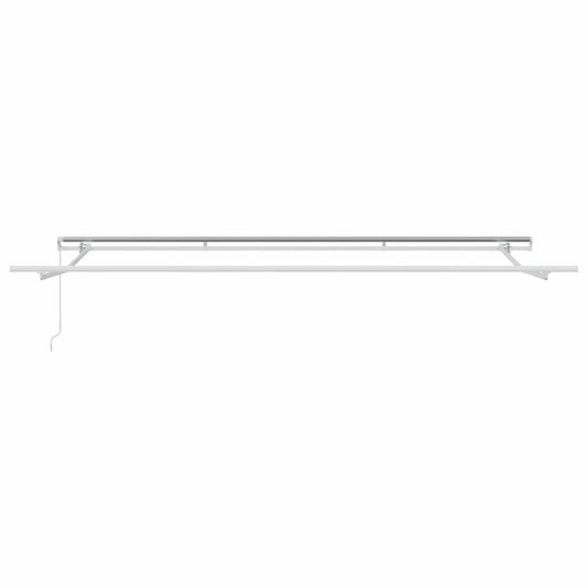 Uttrekkbar markise Gul og oransje 400 × 300 cm