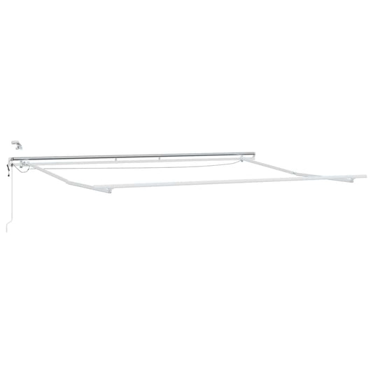 Markiseduk Gul og oransje 400 × 300 cm Polyester