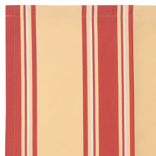 Markise Gul og oransje 400 × 300 cm Polyester og Metall