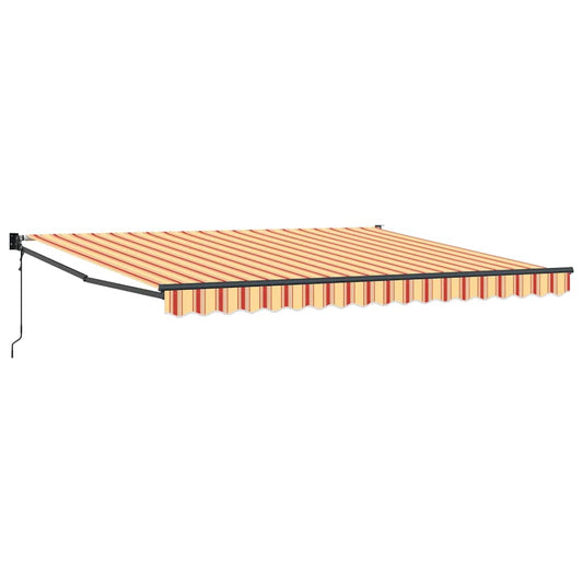 Markise Gul og oransje 400 × 300 cm Polyester og Metall