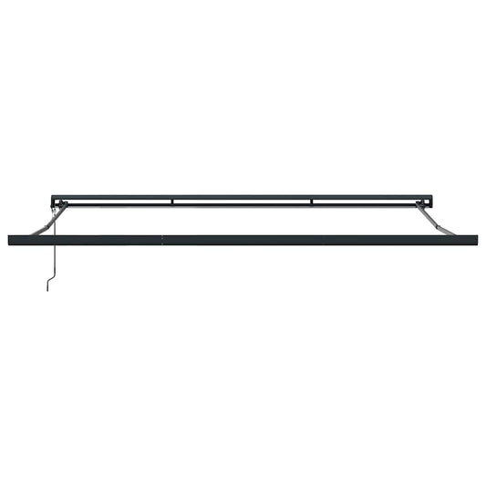 Uttrekkbar markise Gul og oransje 400 x 300 x 165 cm