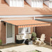 Markiseramme Flerfarget 400 × 300 cm Polyester med PU-belegg