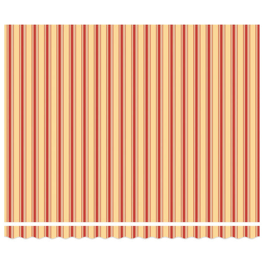 Markiseramme Flerfarget 400 × 300 cm Polyester med PU-belegg
