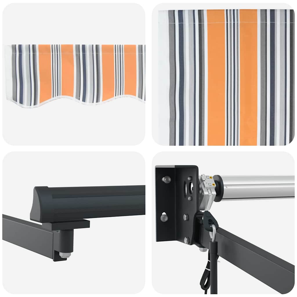 Innvendbar Markise Flerfarget 400 × 300 cm vidaXL