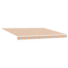 Innvendbar Markise Flerfarget 400 ×300 cm Stoff og Metall