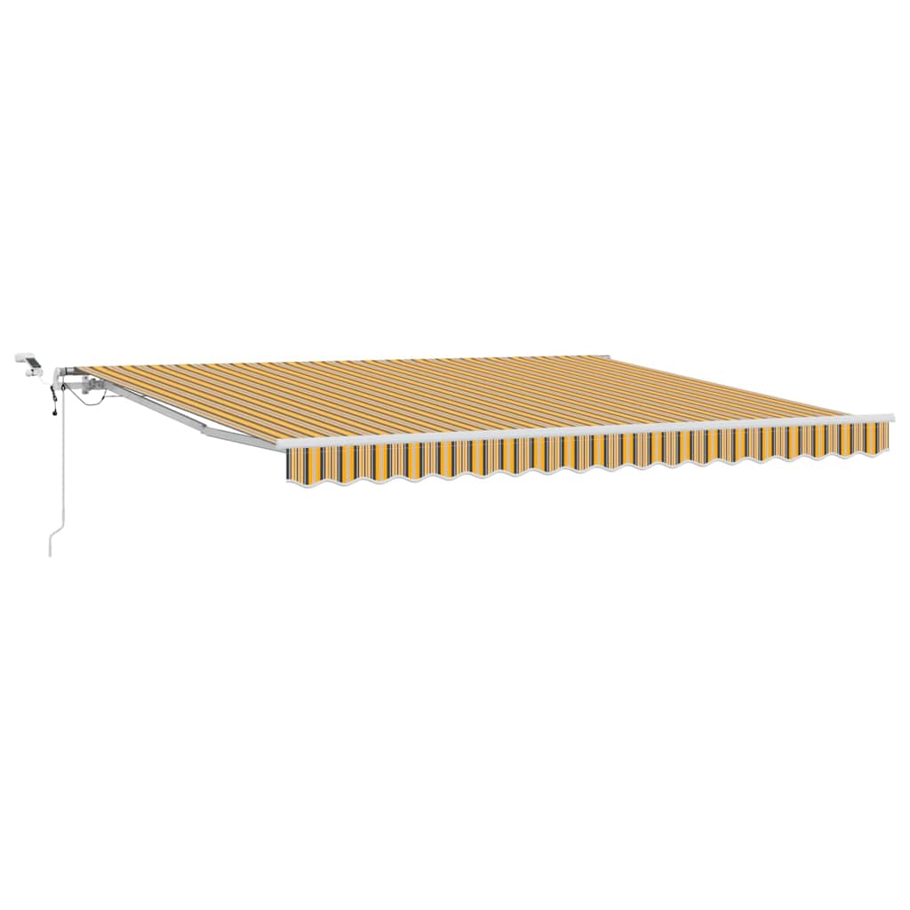 Innvendbar Markise Flerfarget 400 × 300 cm Polyester og Metall