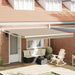 Uttrekkbar markise Beige 400 × 300 cm