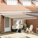Markiseramme Beige 400 × 300 cm Polyester med PU-belegg