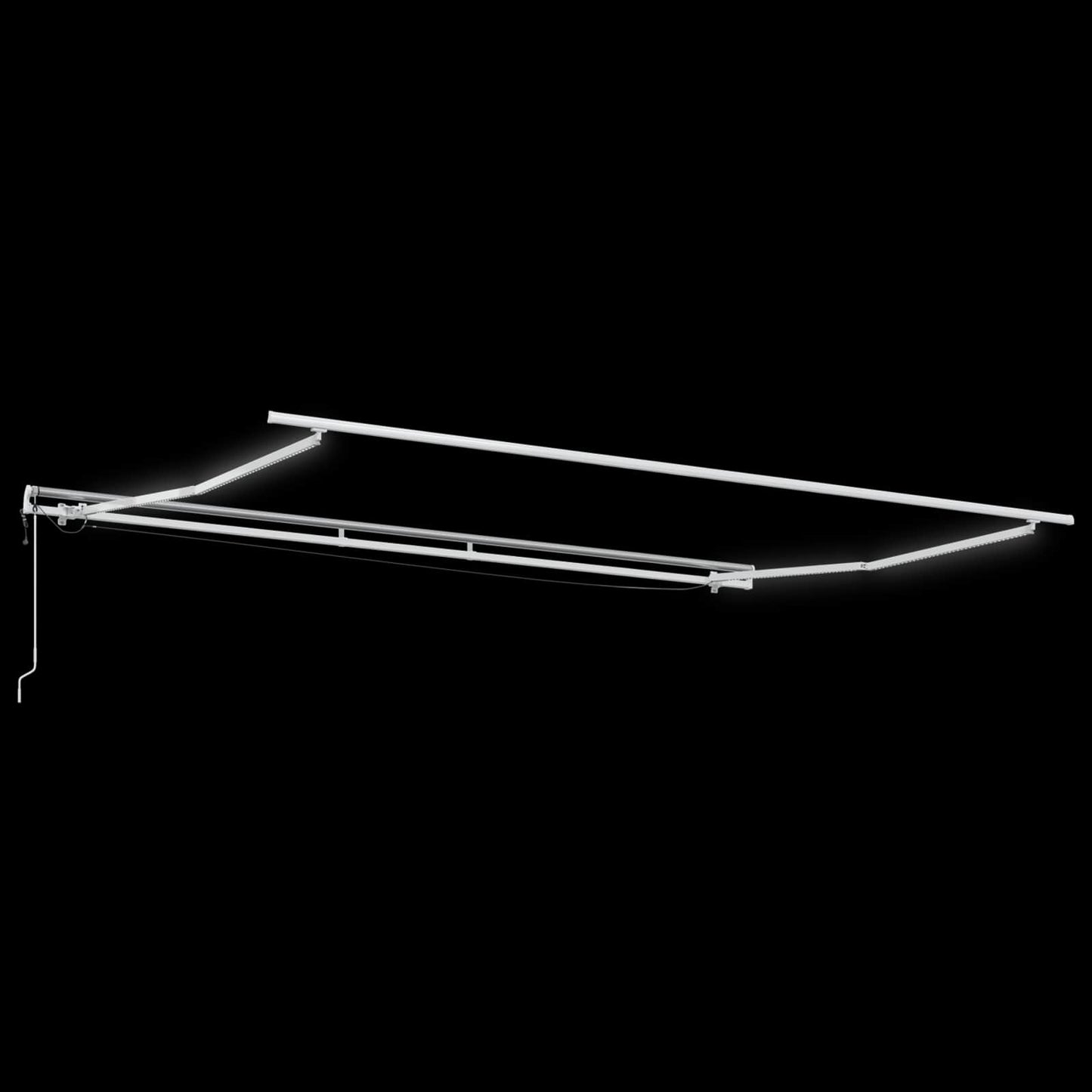 Innvendbar Markise Gul og oransje 400 × 350 cm
