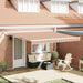 Markiseduk Flerfarget 400 × 350 cm Polyester