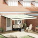 Innvendbar Markise Krem 450 × 300 cm Polyester og Metall vidaXL