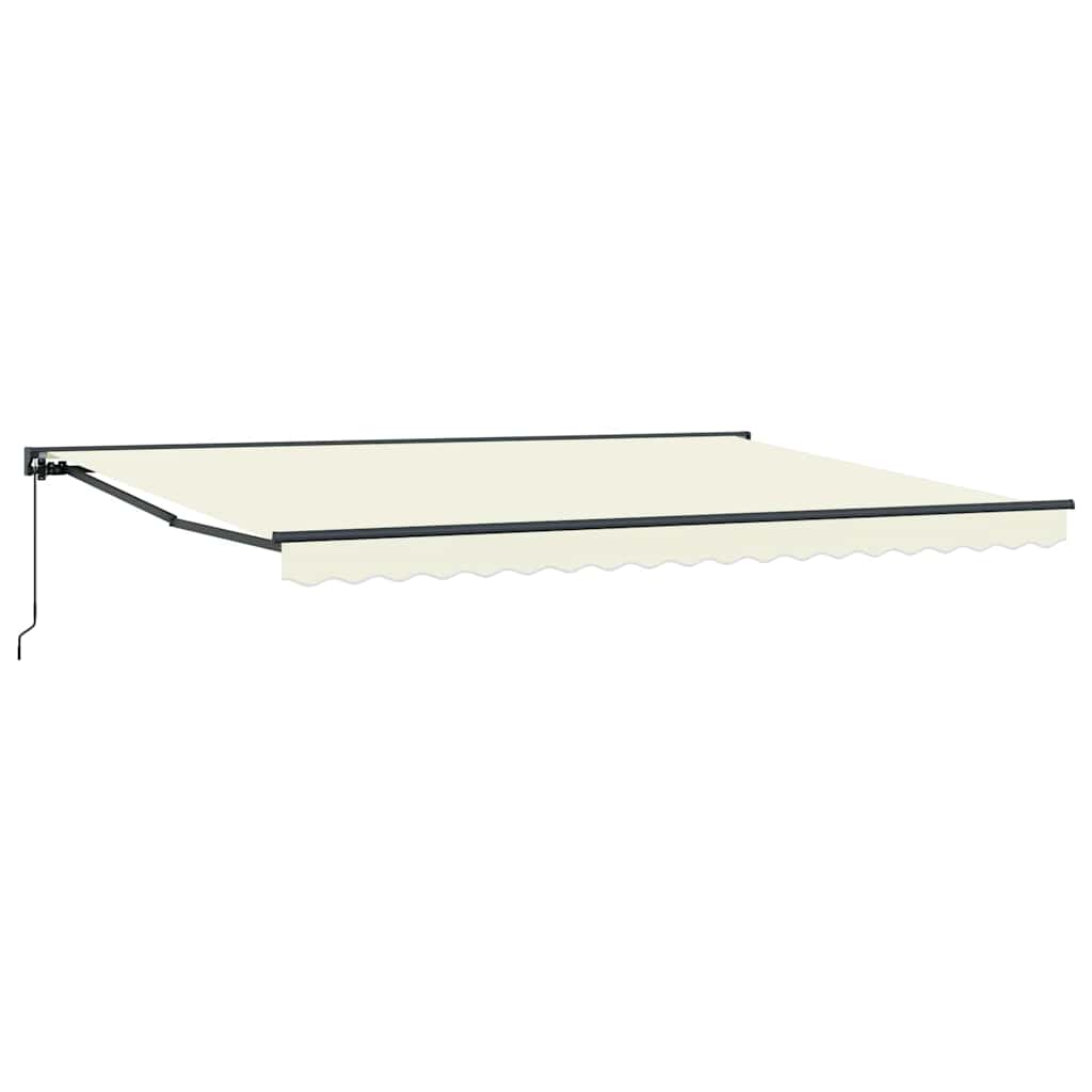 Innvendbar Markise Krem 450 × 300 cm Polyester og Metall vidaXL