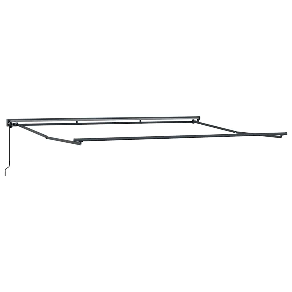Innvendbar Markise Antrasitt og Hvit 450 × 300 cm vidaXL