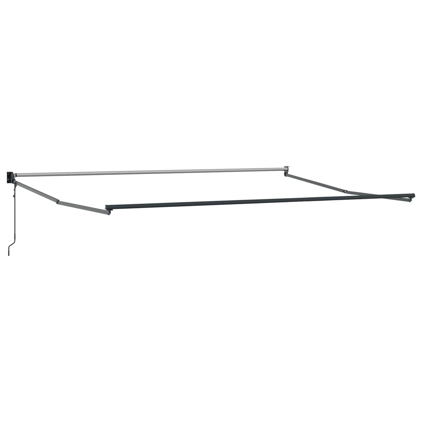 Markise Gul og oransje 450 x 300 x 165 cm Polyester og Metall