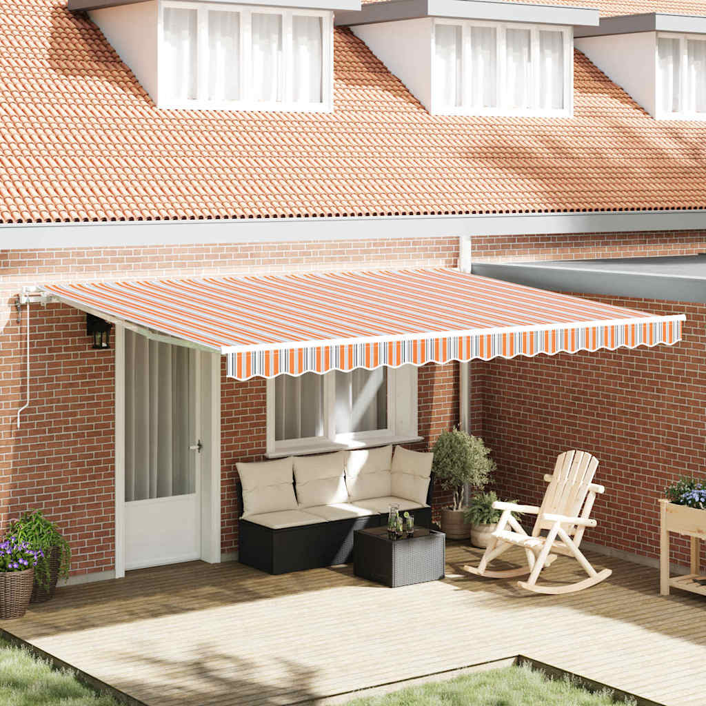 Innvendbar Markise Flerfarget 450 ×300 cm stoff