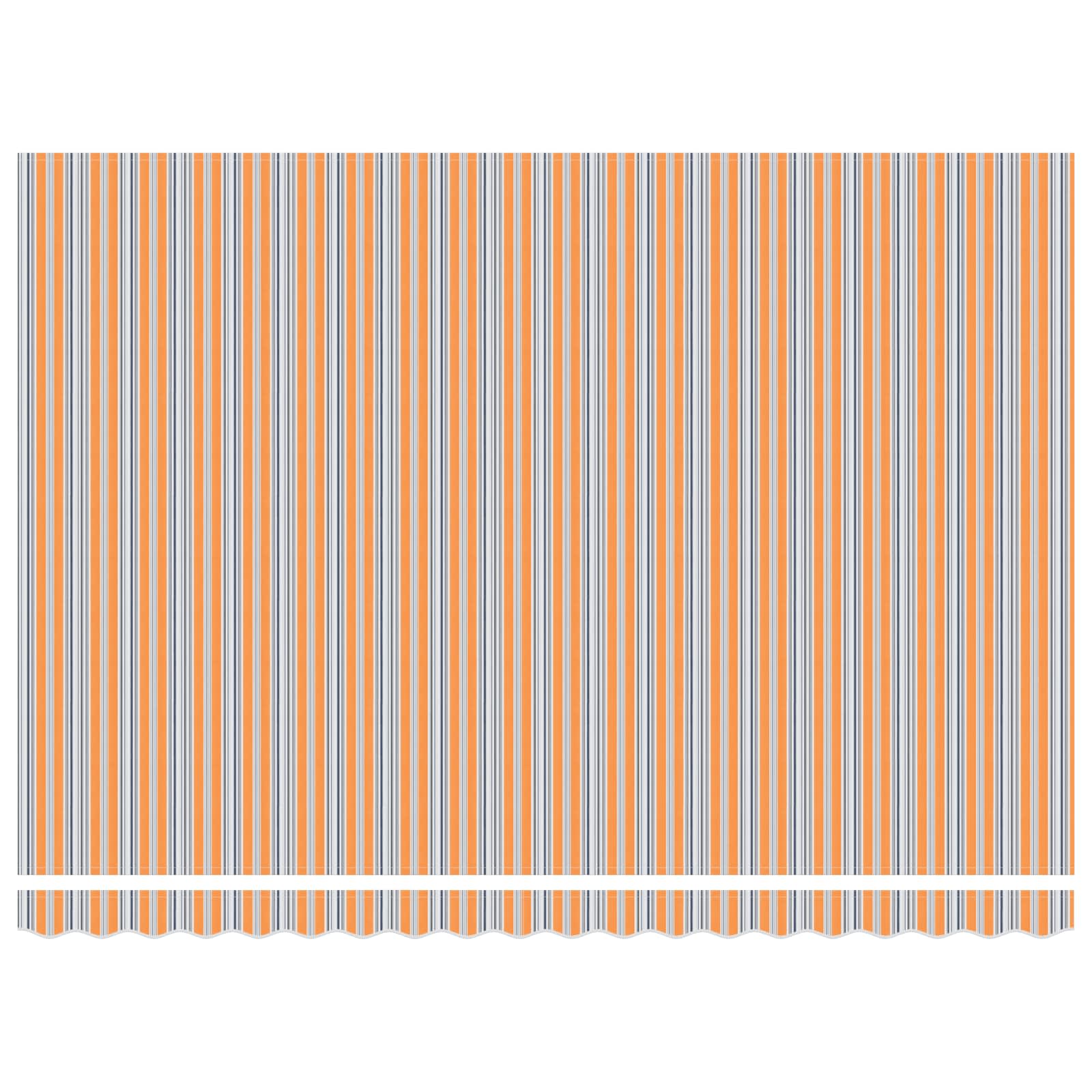 Innvendbar Markise Flerfarget 450 × 300 cm Polyester og stål vidaXL