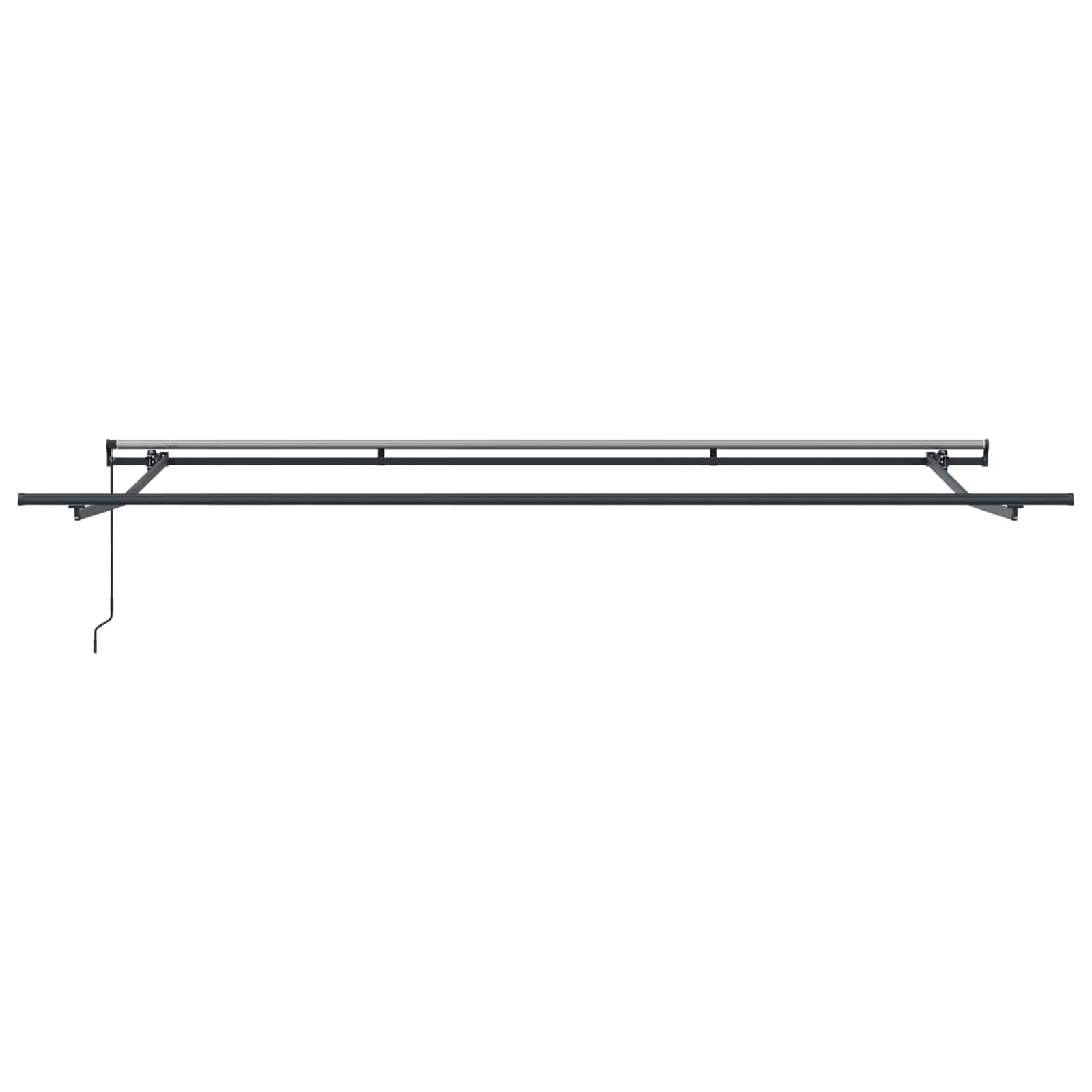 Innvendbar Markise Flerfarget 450 × 300 cm Polyester og stål vidaXL