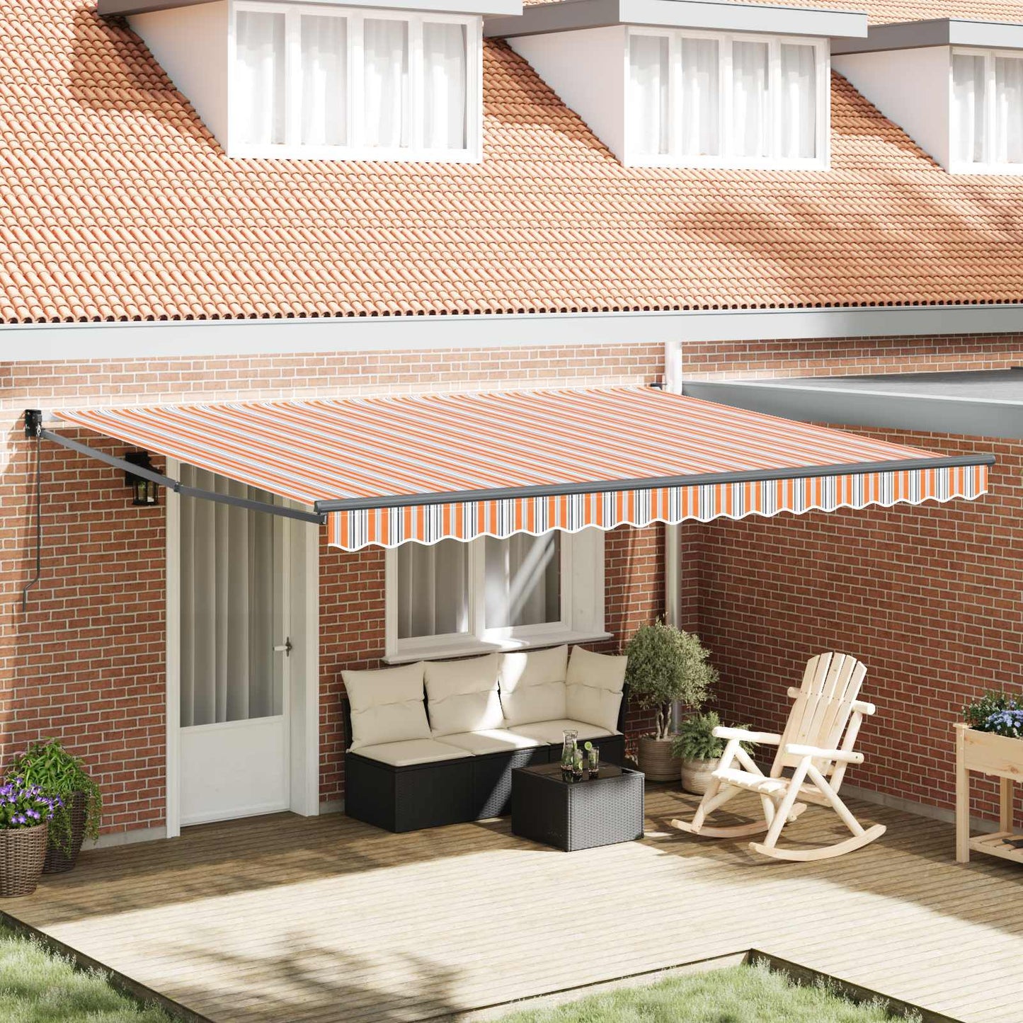 Innvendbar Markise Flerfarget 450 × 300 cm