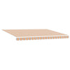 Innvendbar Markise Fargerik stripe 450x300 cm stoff