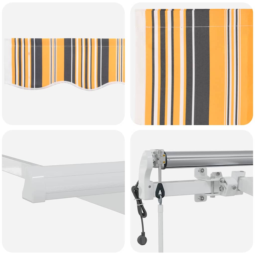 Innvendbar Markise 450 × 300 cm Flerfarget
