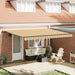 Uttrekkbar markise Flerfarget 450 × 300 cm