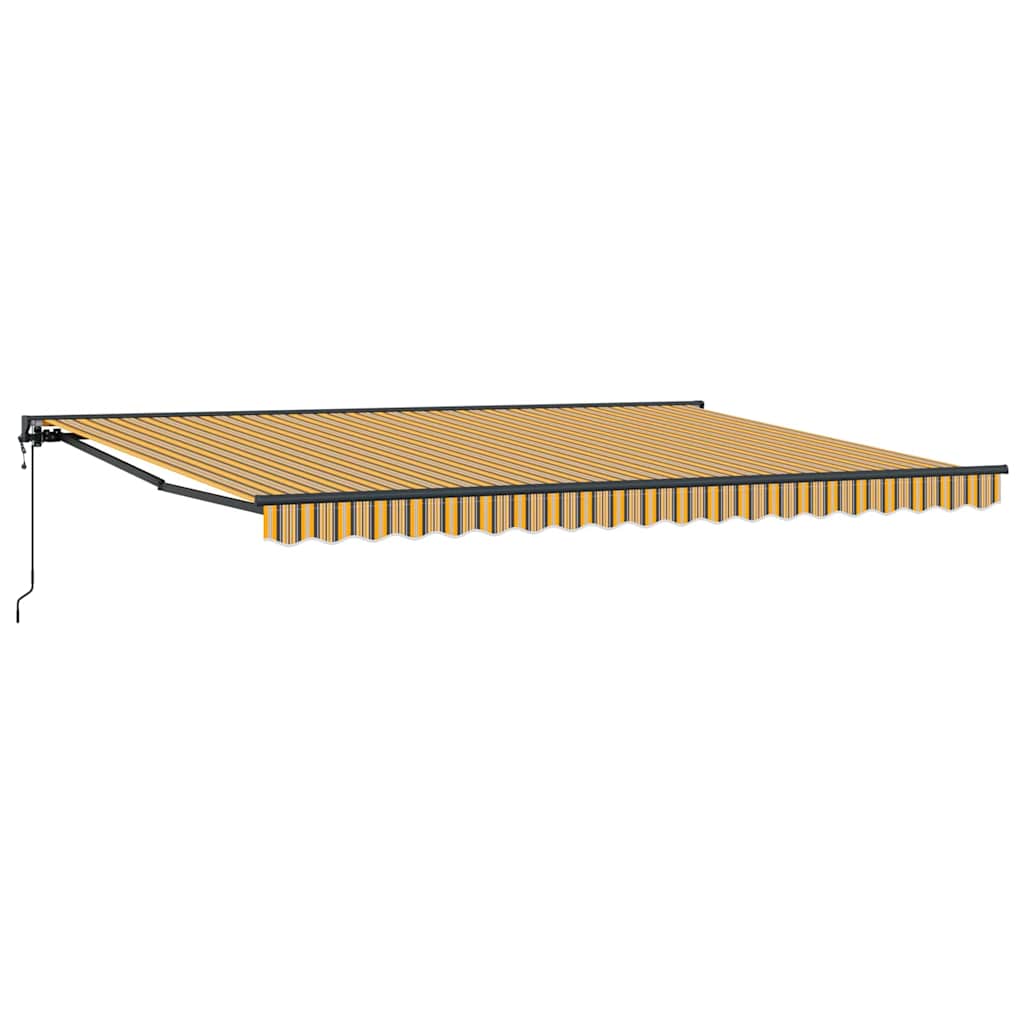 Innvendbar Markise Fargerik stripe 450x300 cm stoff