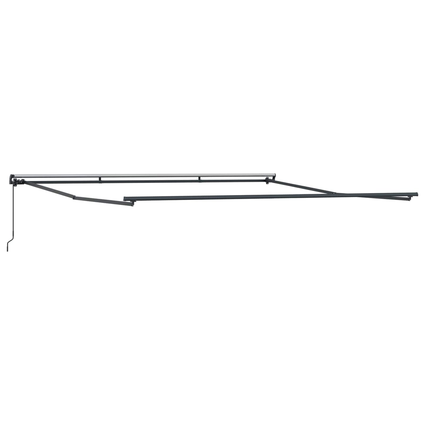 Uttrekkbar markise Flerfarget 450 × 350 cm