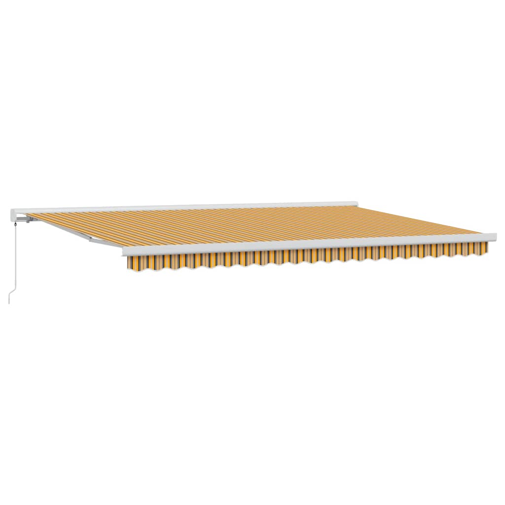 Innvendbar Markise Flerfarget 500 ×300 cm Stoff og Metall