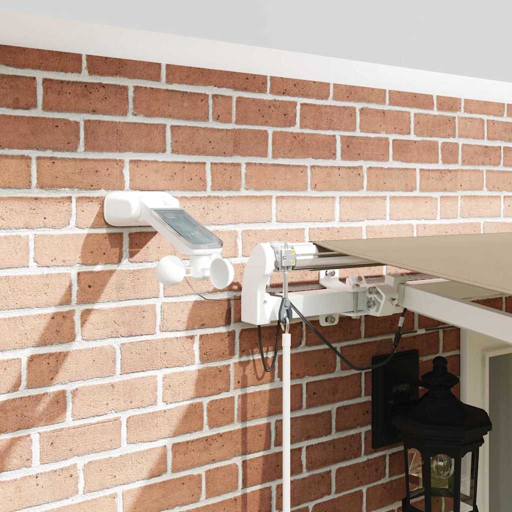 Uttrekkbar markise Beige 500 × 300 cm Polyester
