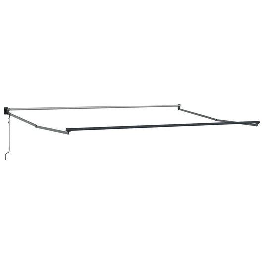 Uttrekkbar markise Beige 500 x 300 x 165 cm Polyester og Metall