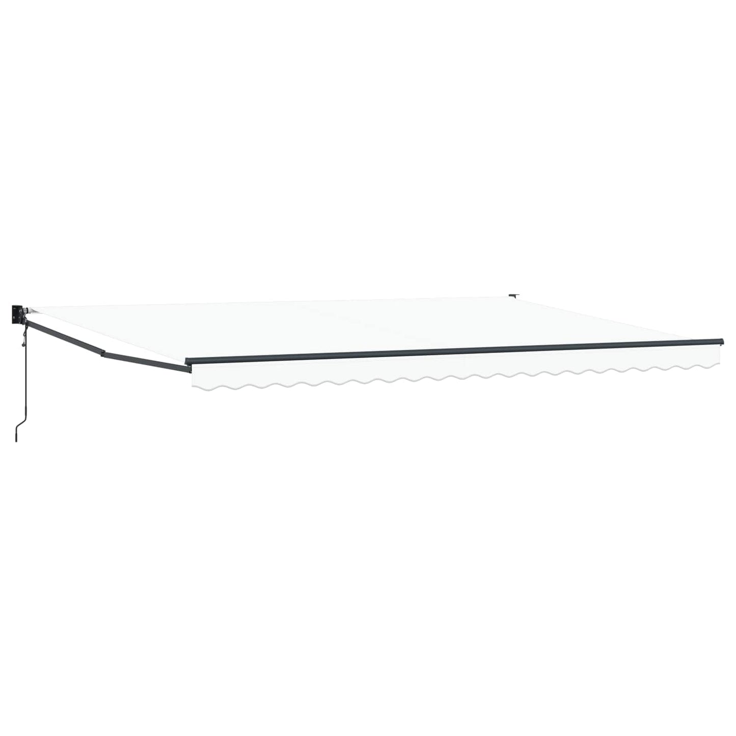 Markise Hvit 500 x 300 x 165 cm Polyester og Metall