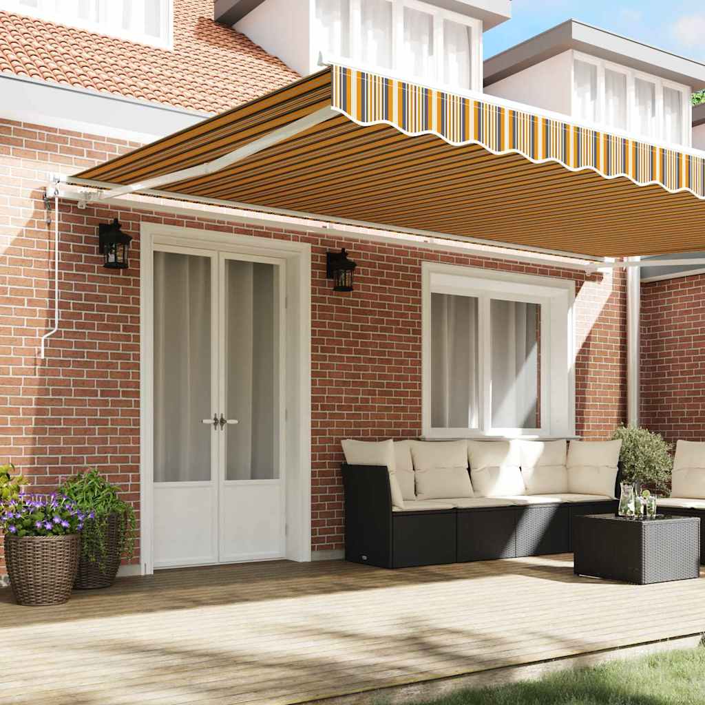 Innvendbar Markise 500 × 350 cm Flerfarget