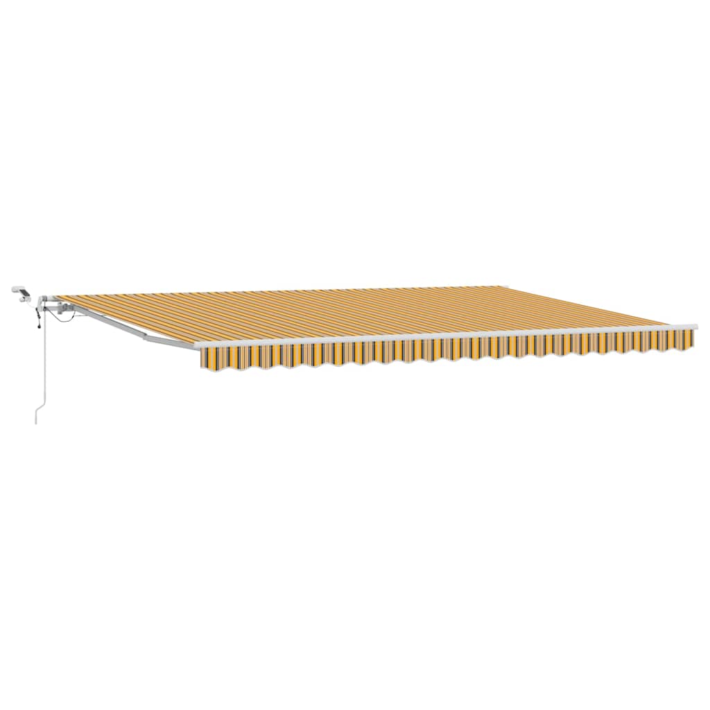 Innvendbar Markise Flerfarget 500 × 350 cm Stoff og Metall