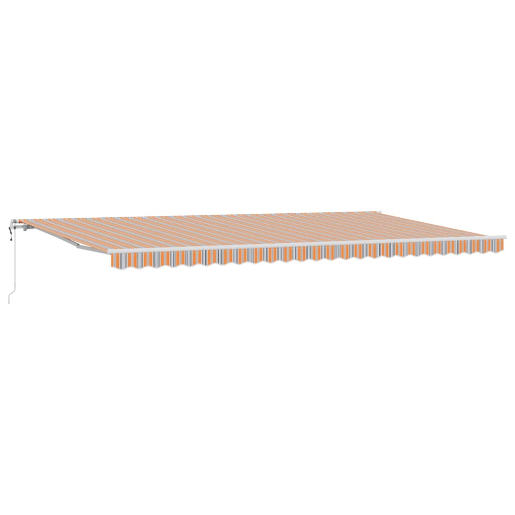 Elektrisk Utrekkbar Markise Flerfarget 600 × 300 cm