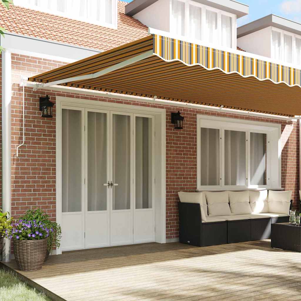 Innvendbar Markise Flerfarget 600 × 300 cm