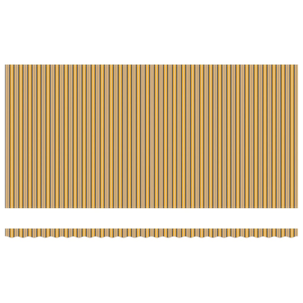 Innvendbar Markise Flerfarget 600 × 300 cm Polyester og Metall