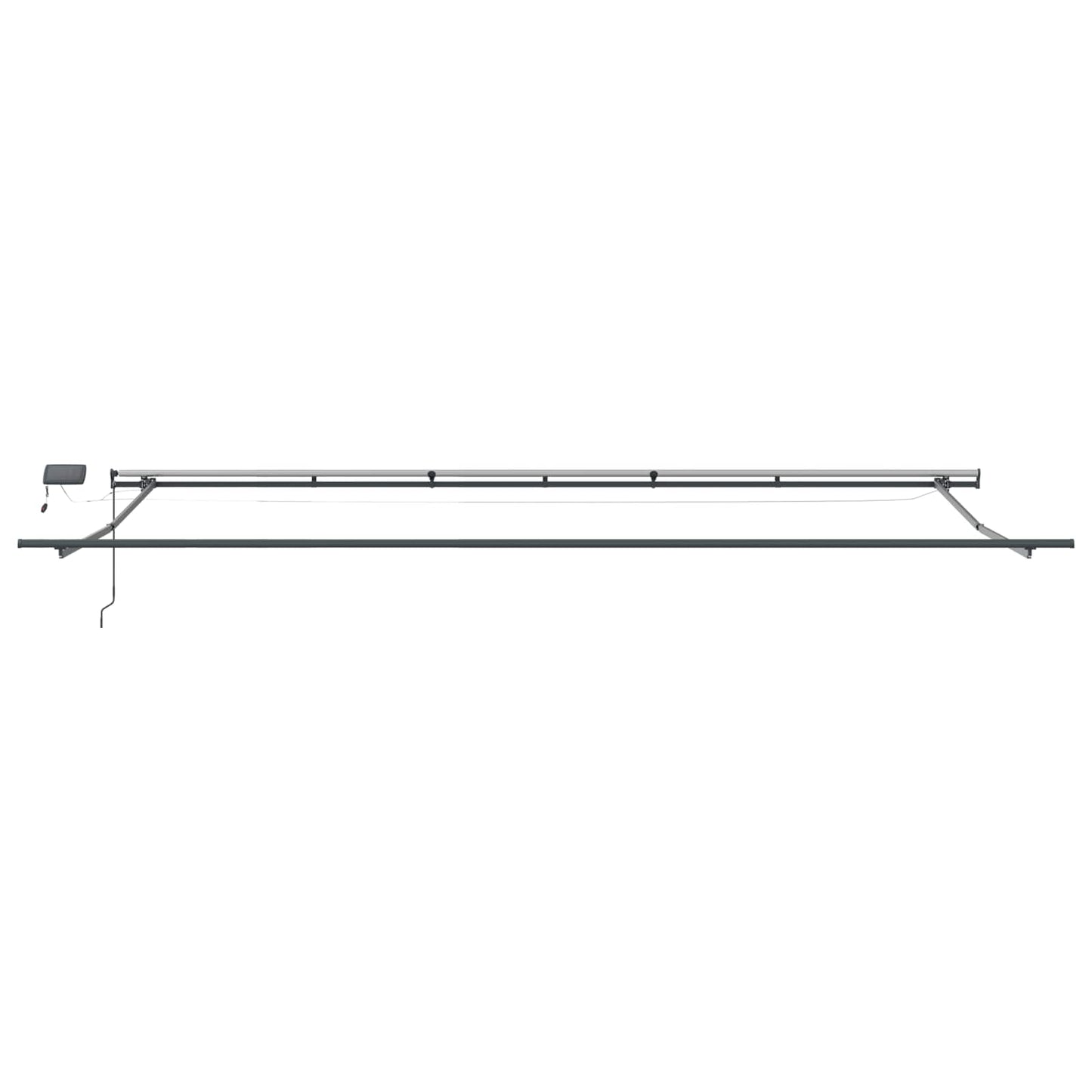 Innvendbar Markise Flerfarget 600 ×300 cm stoff